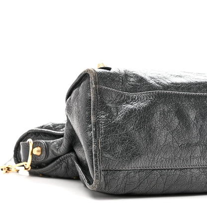 Agneau Giant 12 Gold Hardware City Gris Fossile