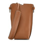 Smooth Calfskin Anagram Phone Pouch Tan