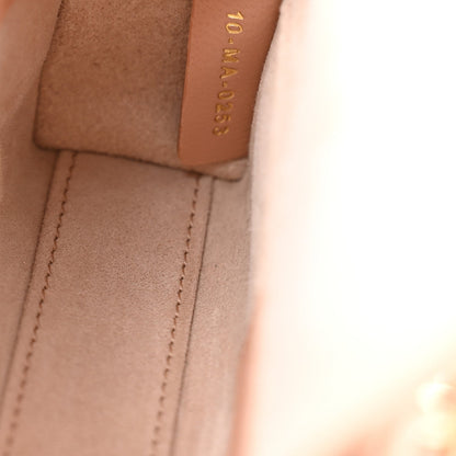 Lambskin Cannage Micro Lady D-Joy Rose Des Vents