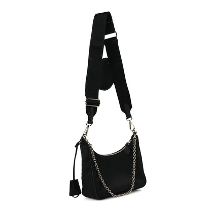 Nylon Re-Edition 2005 Shoulder Bag Black