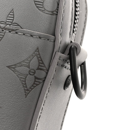Calfskin Monogram Shadow Trio Messenger Anthracite Gray