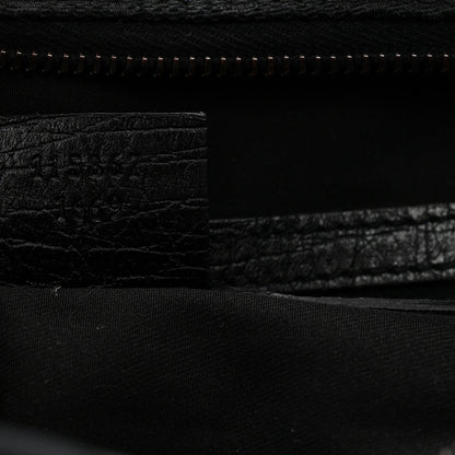 Monogram Medium Horsebit Chain Hobo Black
