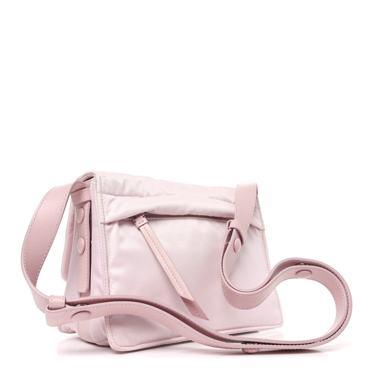 Re-Nylon Padded Small Traveller Alabaster