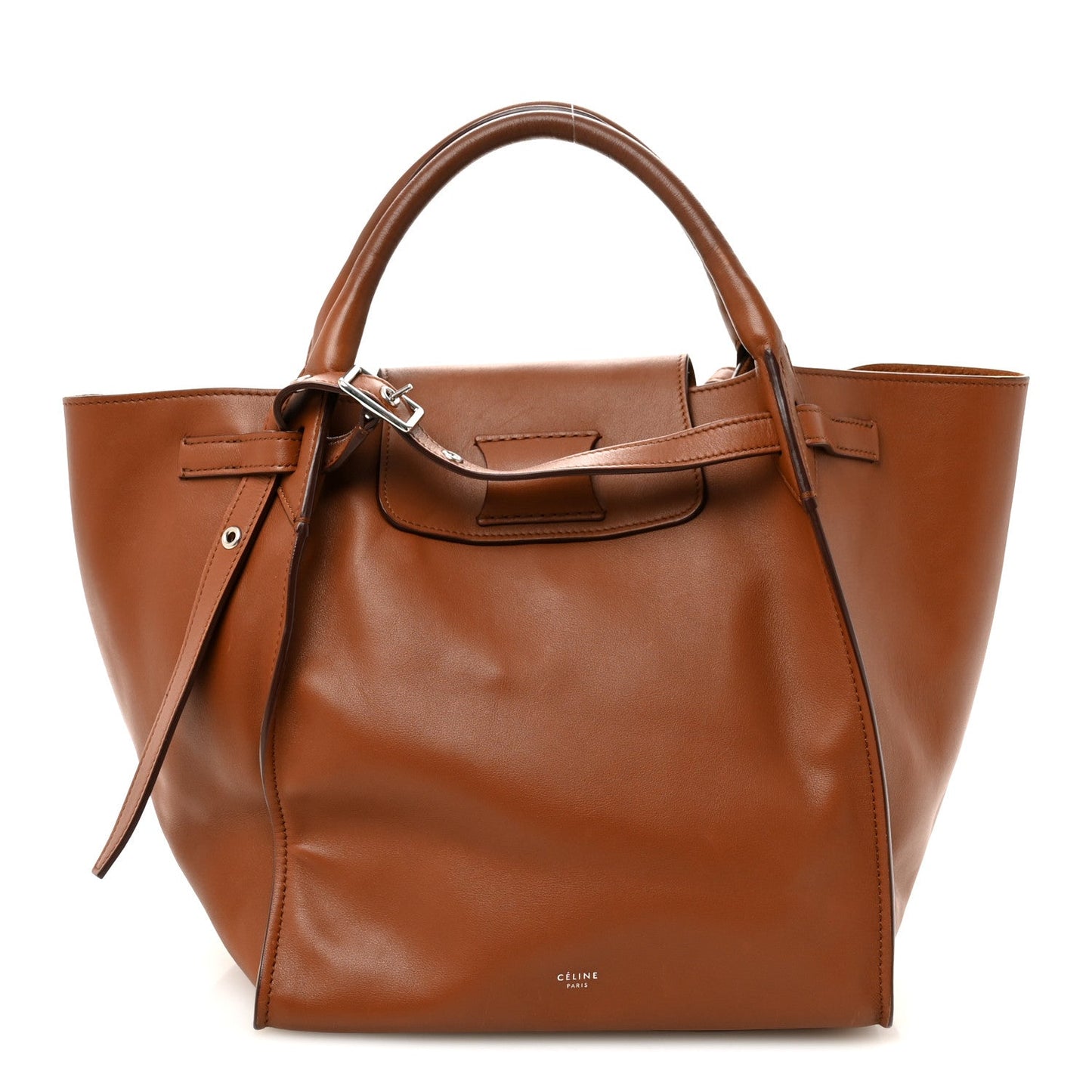 Smooth Calfskin Small Big Bag Tan