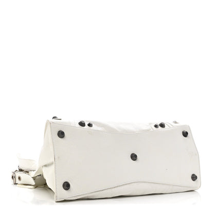 Agneau Arena Neo Cagole City Handbag Optic White