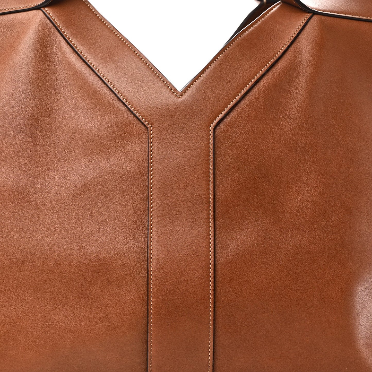 Calfskin Y Tote Brick