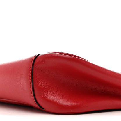 Calfskin Matelasse Small GG Marmont Shoulder Bag Hibiscus Red