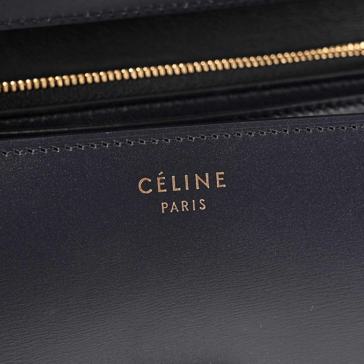 Box Calfskin Medium Classic Box Flap Bag Navy