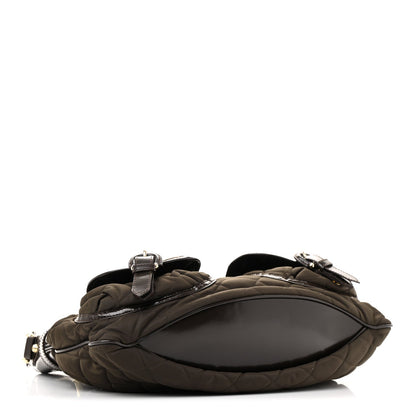 Nylon Quilted Bromley Hobo Brown