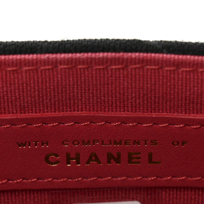 Jersey Quilted Micro Mini Flap Black