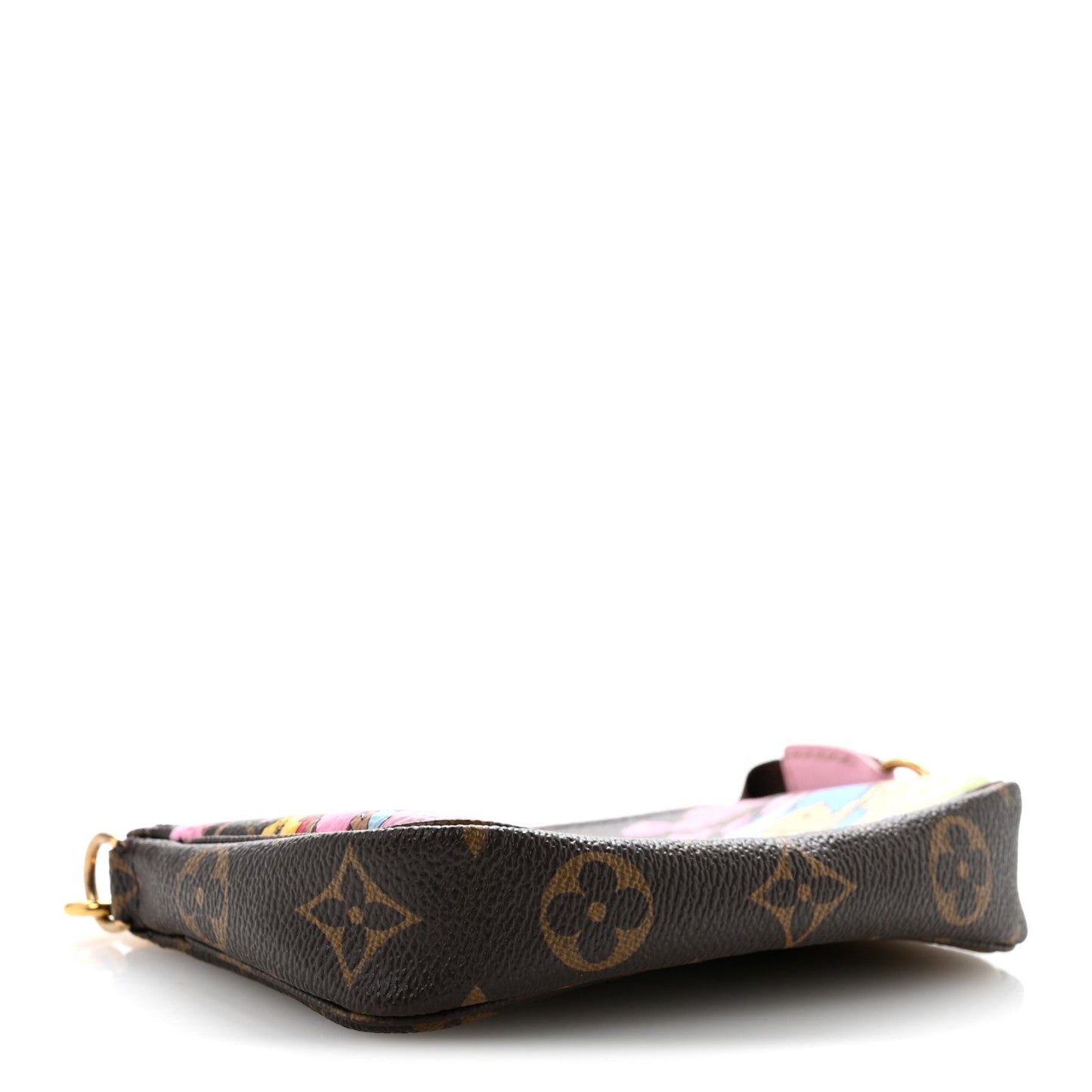 Monogram 2021 Christmas Animation Japanese Garden Mini Pochette Accessories Wisteria Pink