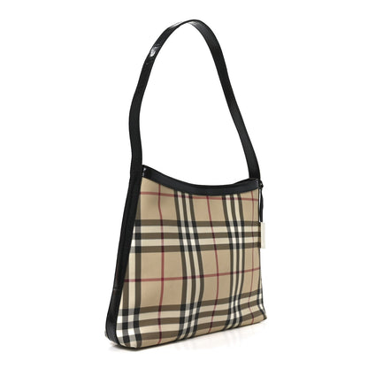 Vintage Check Shoulder Bag Black