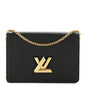 Epi Twist Belt Chain Wallet Black