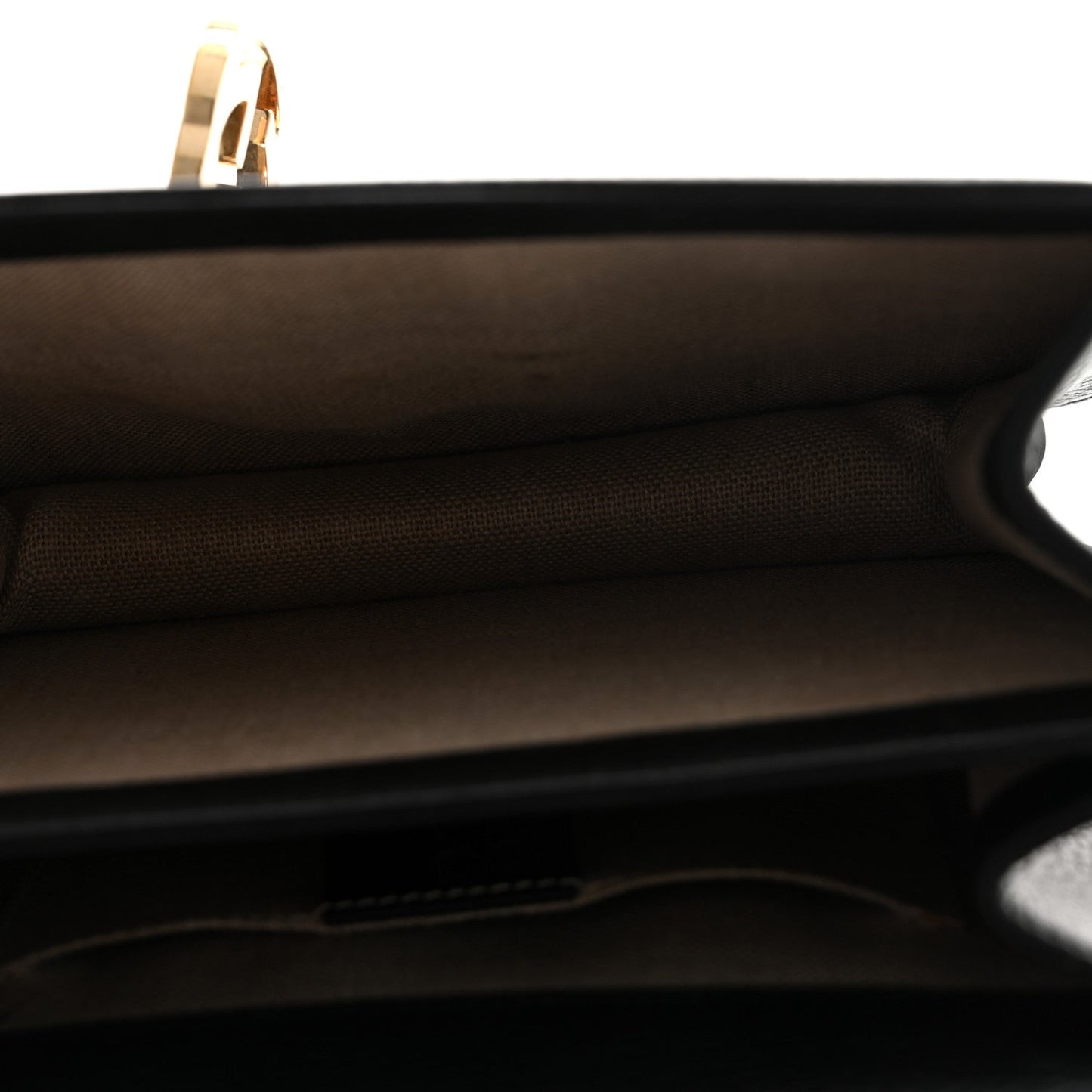 Dollar Calfskin Small Interlocking G Shoulder Bag Black