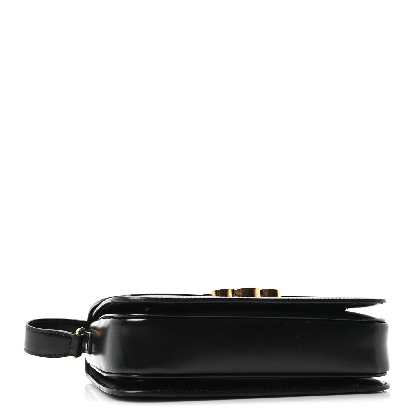 Shiny Calfskin Medium Triomphe Black