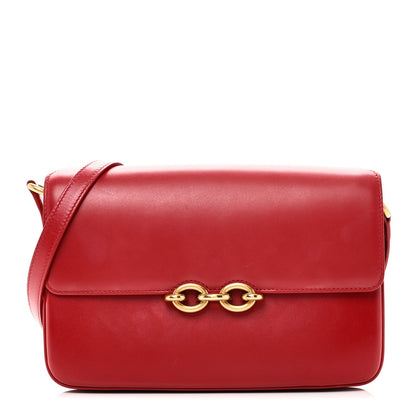 Smooth Calfskin Le Maillon Satchel Rouge Eros