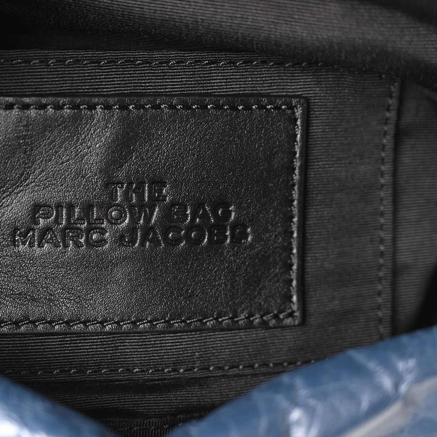 Lambskin The Pillow Bag Blue Sea