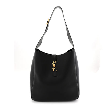 Smooth Calfskin Large Le 5 A 7 Soft Hobo Black