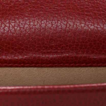 Calfskin Super Mini Dionysus Shoulder Bag Hibiscus Red