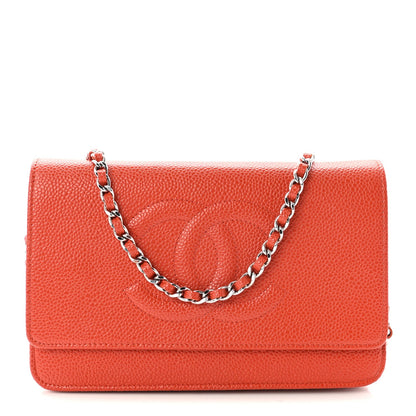 Caviar Timeless CC Wallet On Chain WOC Orange