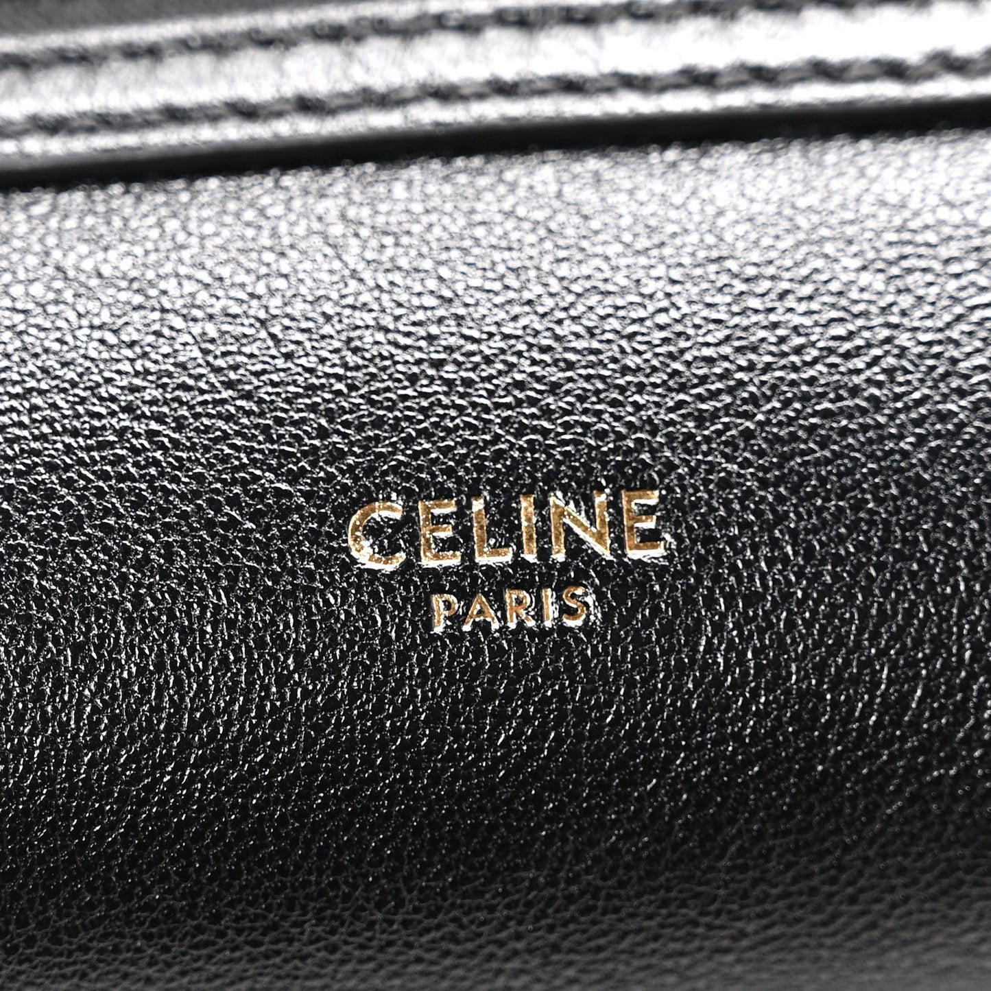 Supple Shiny Lambskin Little New Luggage Black