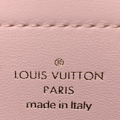 Lambskin Embossed Monogram Pochette Coussin Rose