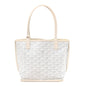 Goyardine Reversible Mini Anjou White