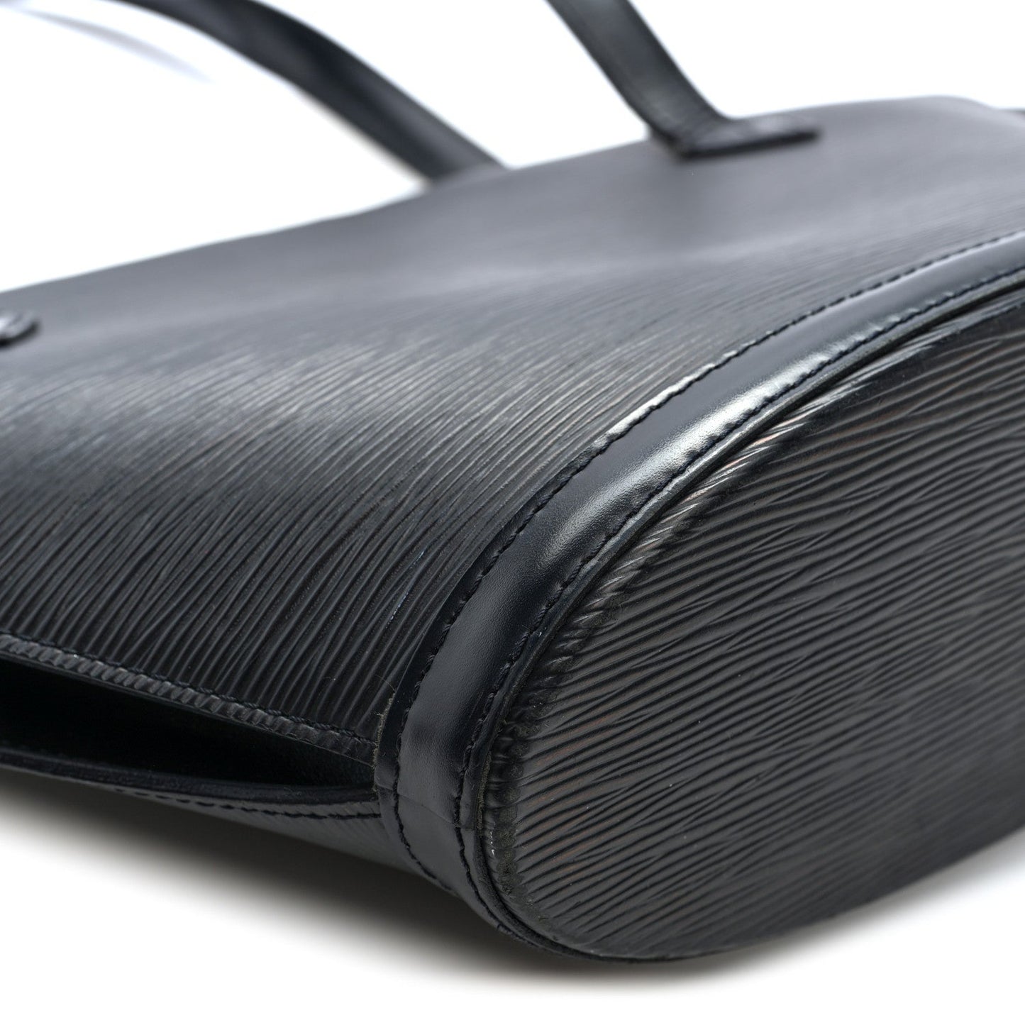 Epi Saint Jacques PM Long Straps Black