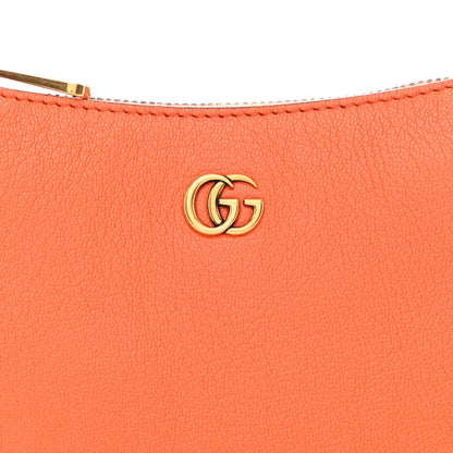 Goatskin Mini Aphrodite Shoulder Bag Orange