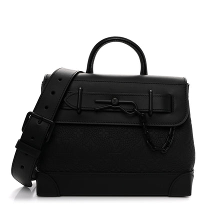 Taurillon Monogram Steamer PM NM Black