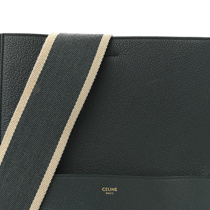 Soft Grained Calfskin Sangle Bucket Bag Amazone