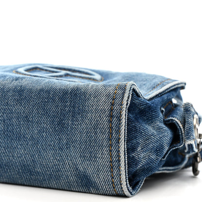 Denim Small Shopping Bag Blue