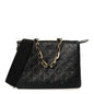 Lambskin Embossed Monogram Coussin PM Black
