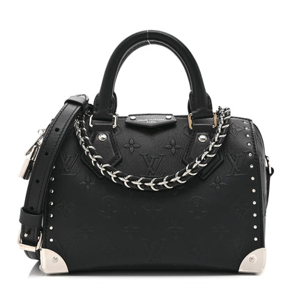 Calfskin Monogram Bold Speedy Trunk 20