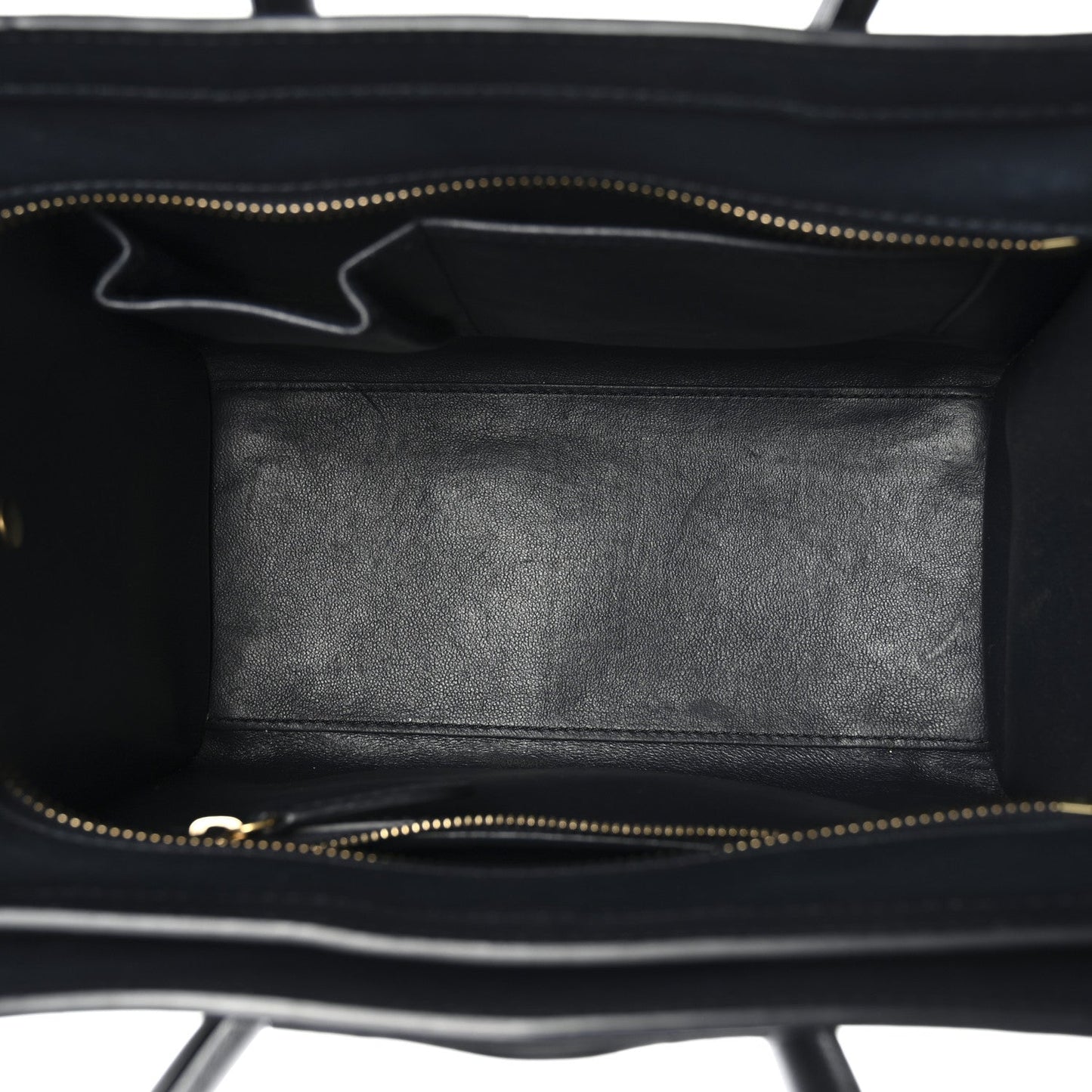 Smooth Calfskin Micro Luggage Navy Blue