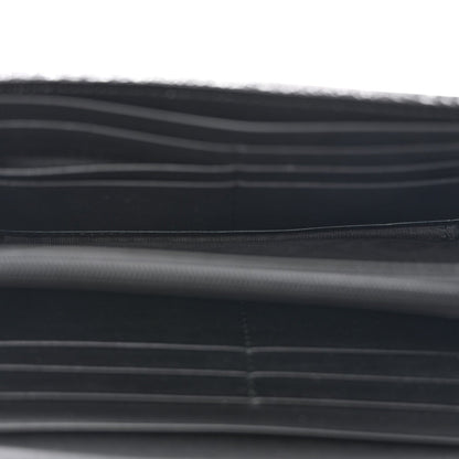 Suede Patent Web Ophidia Wallet On Chain Black