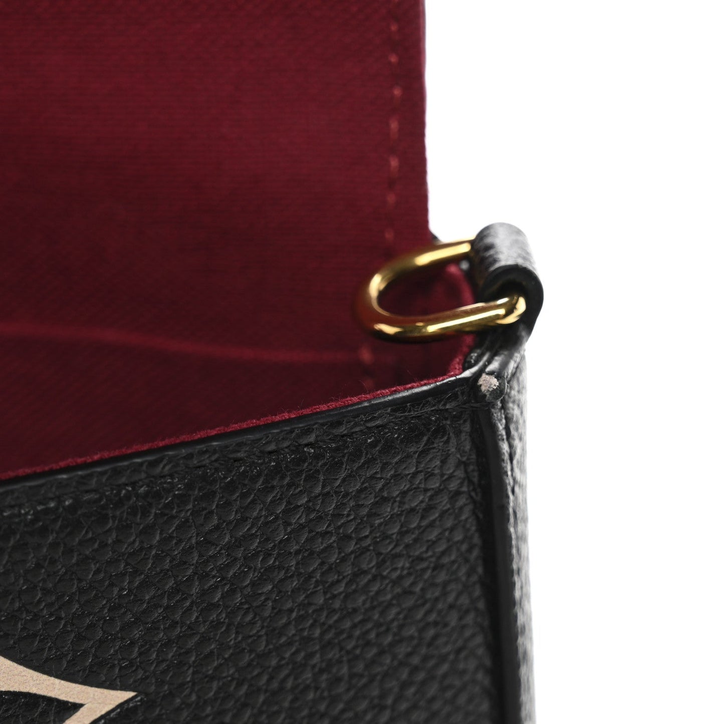 Empreinte Monogram Giant Felicie Pochette Black Beige