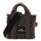 Polyester Cotton Small The Teddy Traveler Tote Bag Grey
