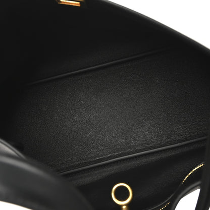 Smooth Calfskin Small Bel Air Shoulder Bag Black