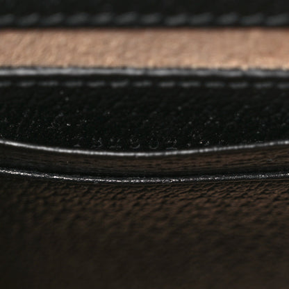 Dollar Calfskin Vertical Horsebit 1955 Crossbody Bag Black