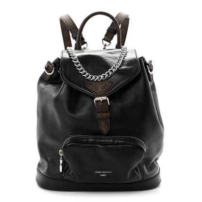 Lambskin Monogram Montsouris Vibe PM Black