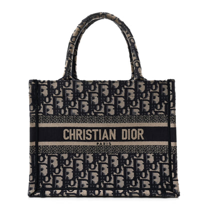 Oblique Small Book Tote Blue Multicolor