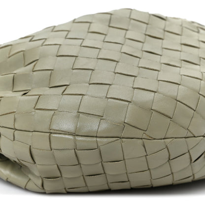 Nappa Intrecciato Teen Jodie Hobo Travertine