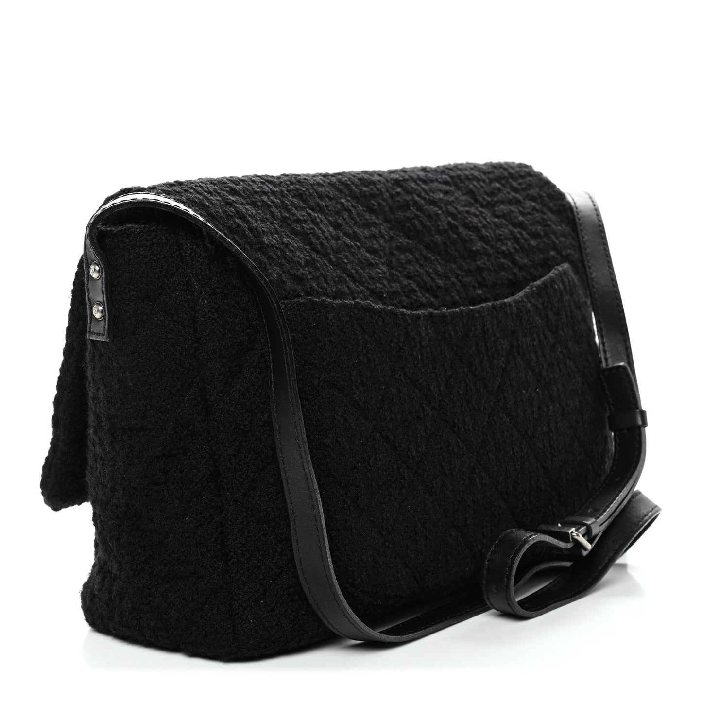 Easy Tweed Jumbo Reissue Messenger Flap Black
