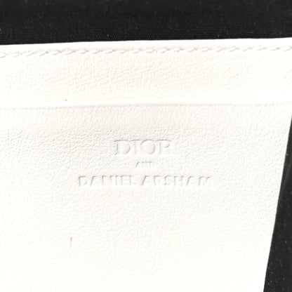 X DANIEL ARSHAM Grained Calfskin Newspaper Messenger White