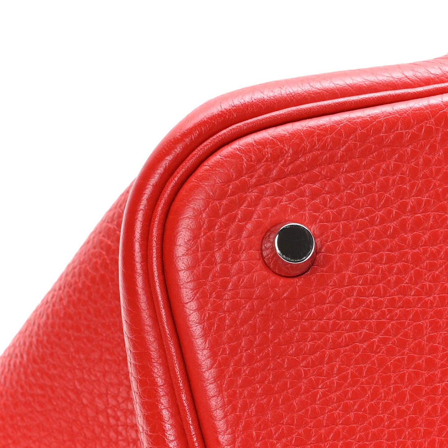 Taurillon Clemence Picotin Lock 22 MM Rouge Tomate