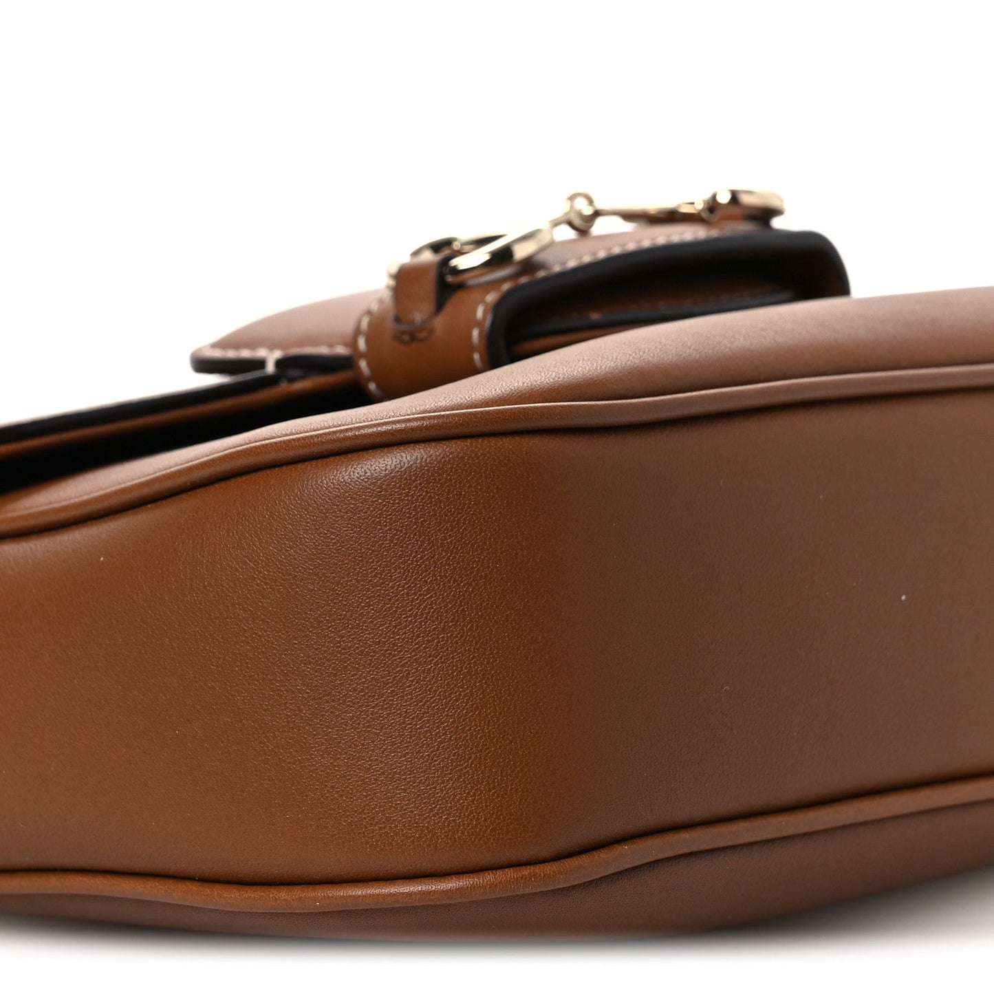 Arabella Calfskin Horsebit 1955 Soft Small Shoulder Bag Sundial