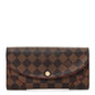 Monogram Emilie Wallet Red