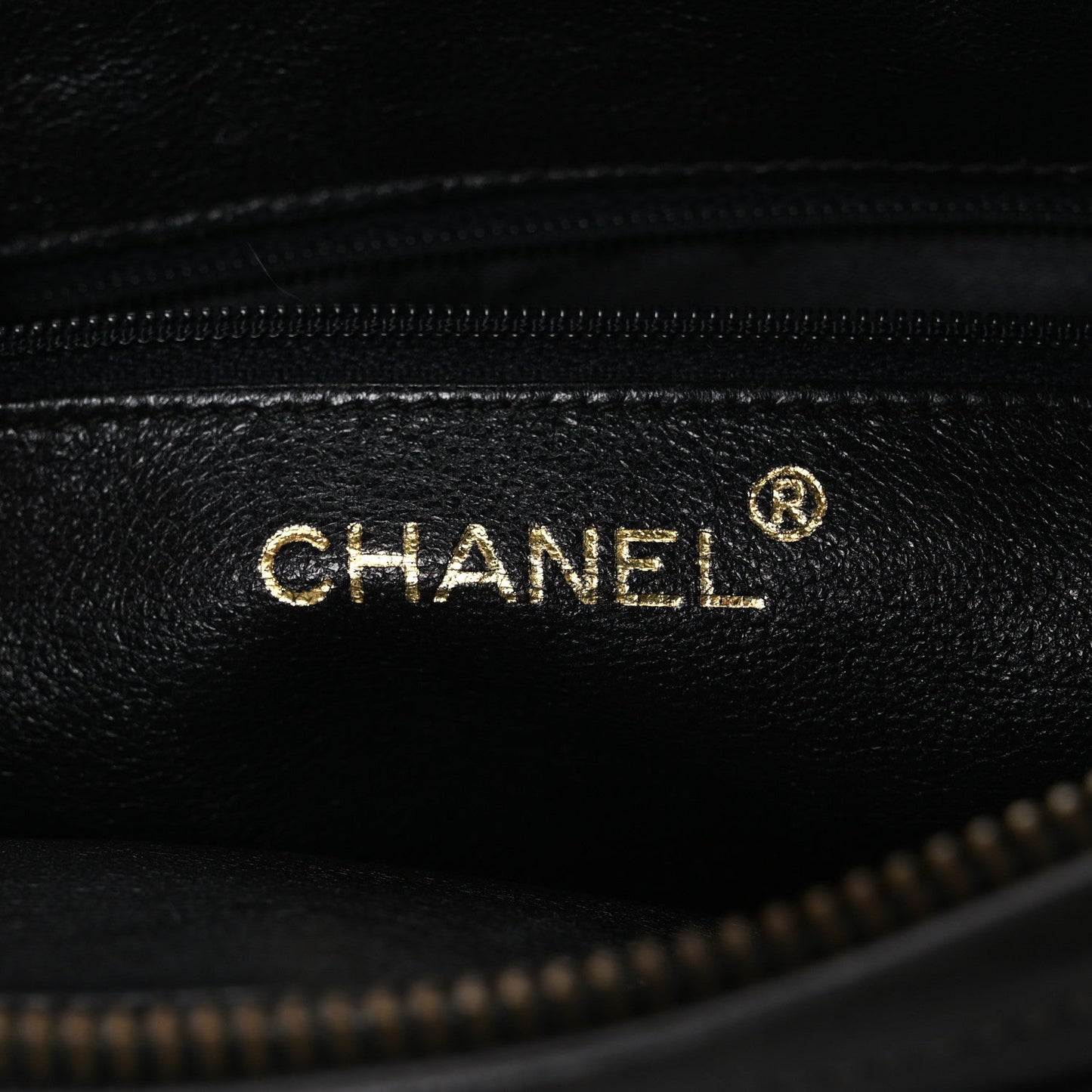 Lambskin Quilted CC Tassel Camera Case Black