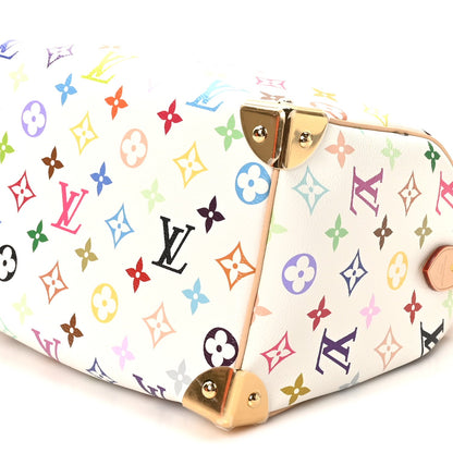 LV X TM Monogram Multicolor Speedy Bandouliere 25 White